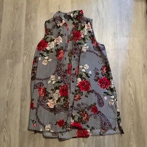 Floral Sleeveless Tank